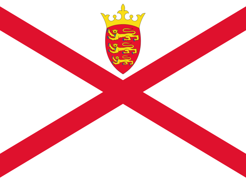 Flag of Jersey vector