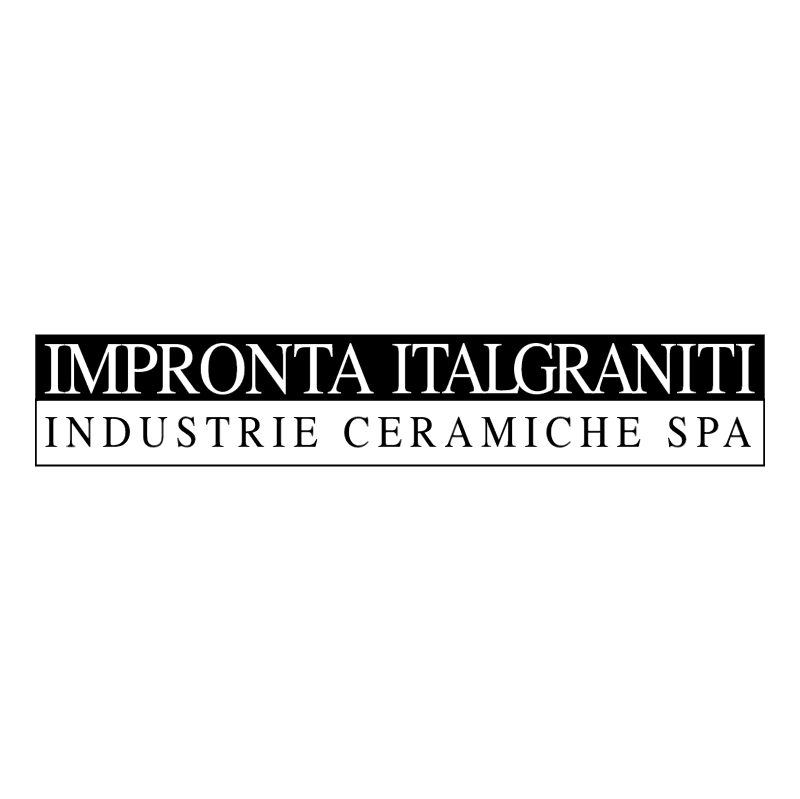 Impronta Italgraniti vector logo