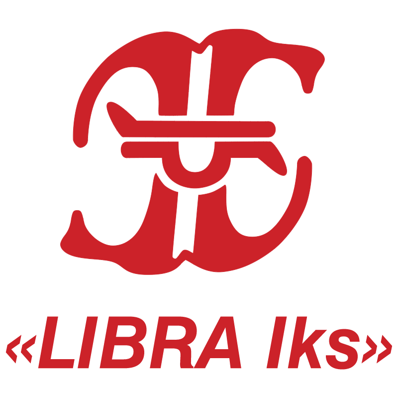 Libra Iks vector logo