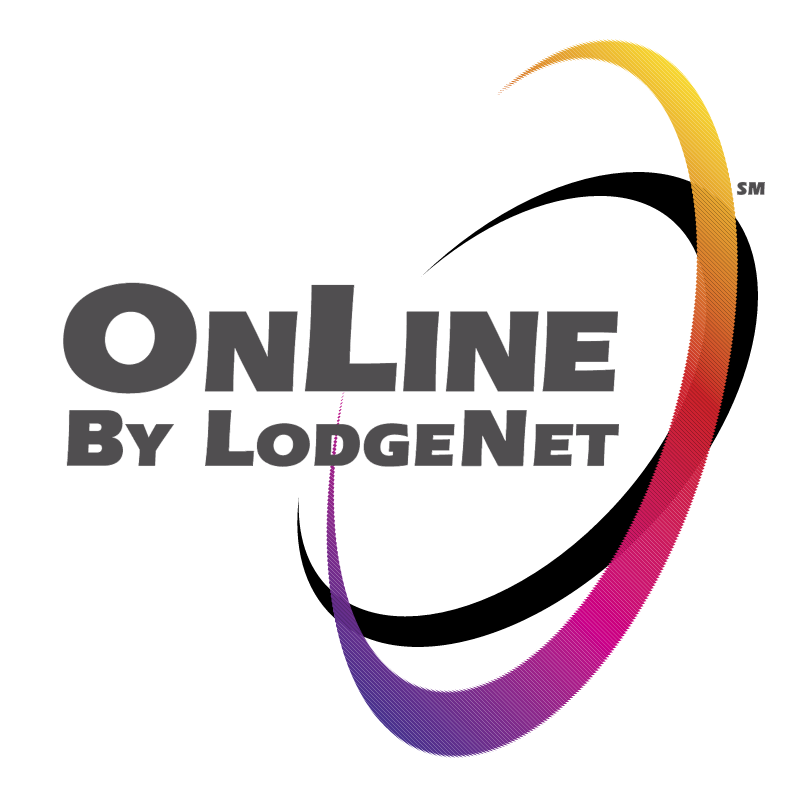OnLine By LodgeNet vector logo