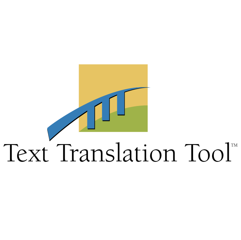 Text Translation Tool vector logo