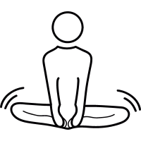 Yoga Lotus posture vector