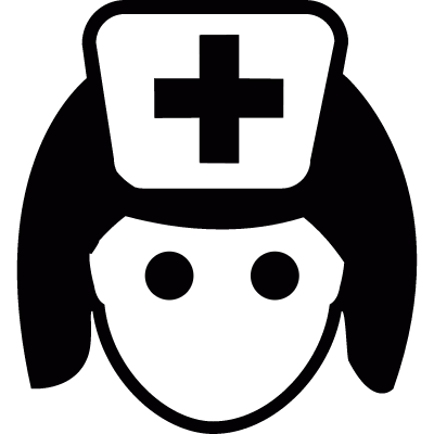 Nurse head vector logo