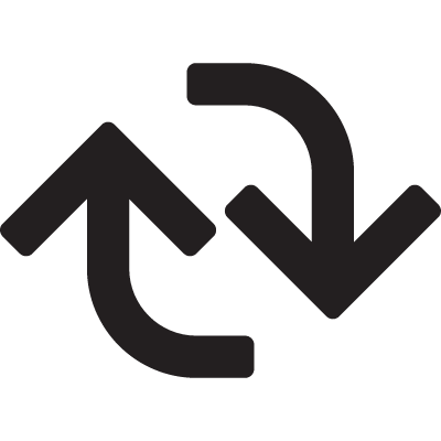 Up and Down Arrows vector logo
