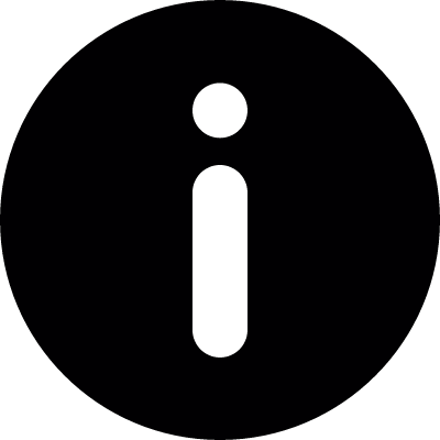 Information Button vector logo