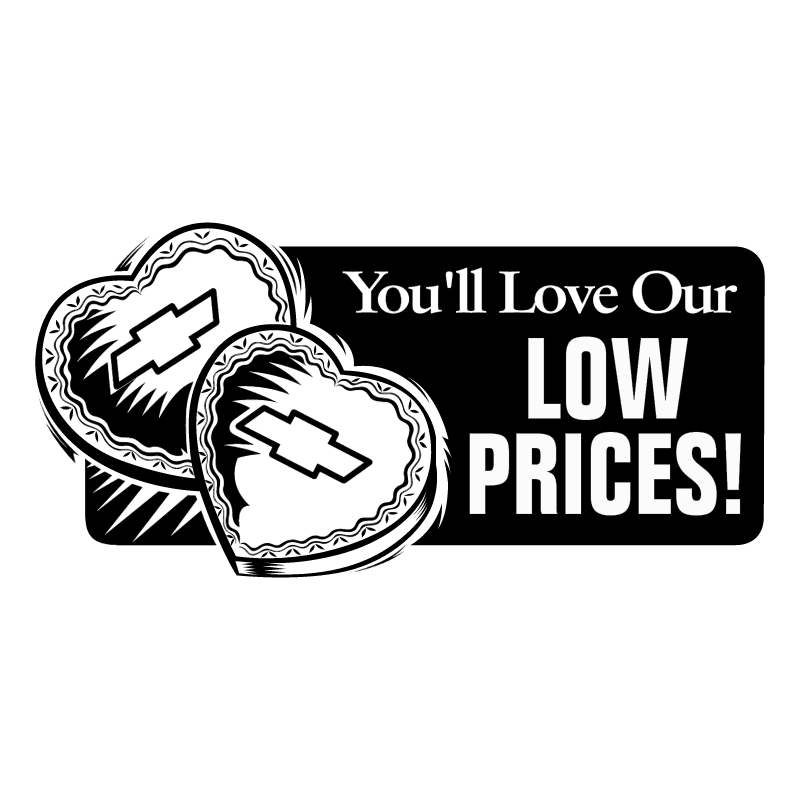 Chevrolet Low Prices vector