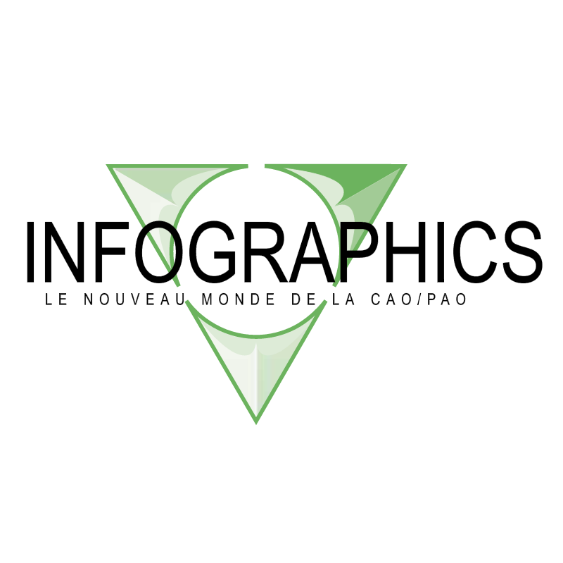 Infographics vector logo