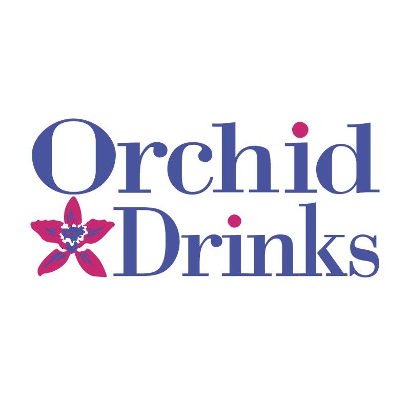 Orchid Drinks vector