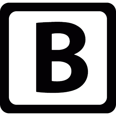 Bold type vector logo