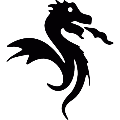Japanese Dragon vector logo