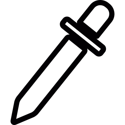 single dropper vector logo