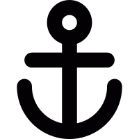 Boat anchor vector