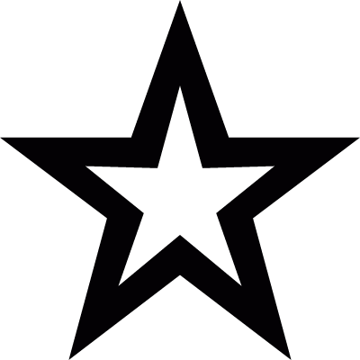 Empty Star vector logo
