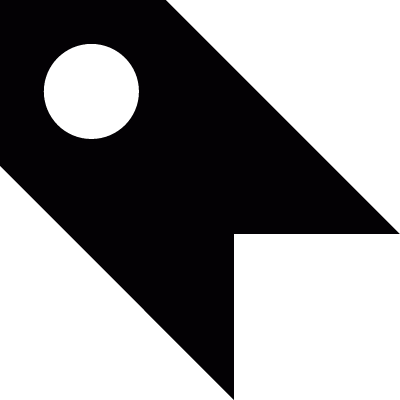 Price tag vector logo