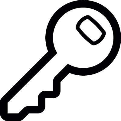 Small key vector logo
