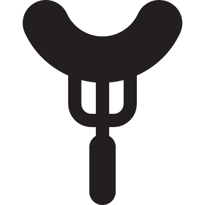 Barbacue sign vector logo