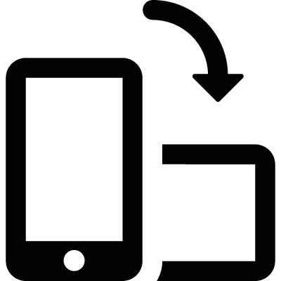 Rotate Smartphone vector logo