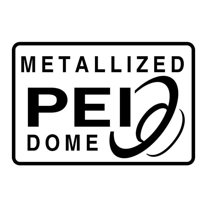 Metallized PEI Dome vector