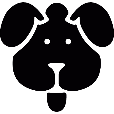 Dog Head vector logo