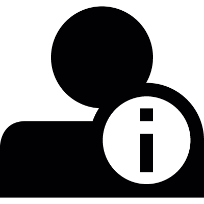 User information vector logo
