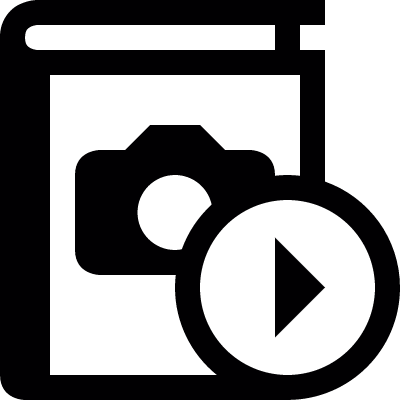 Run album vector logo