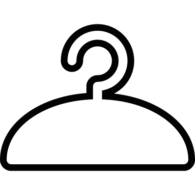 Closet hanger vector logo