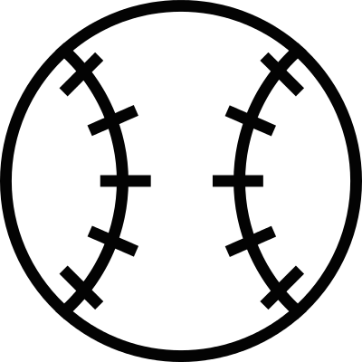 Baseball ball vector logo