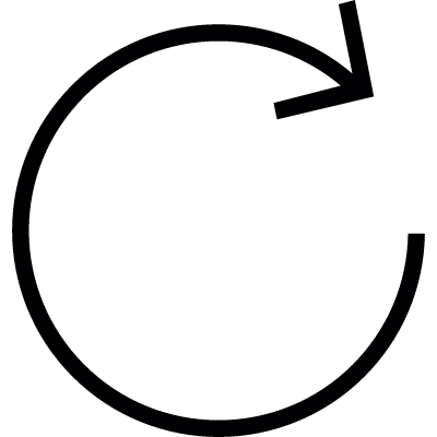 Arrow, refresh, IOS 7 interface symbol vector logo