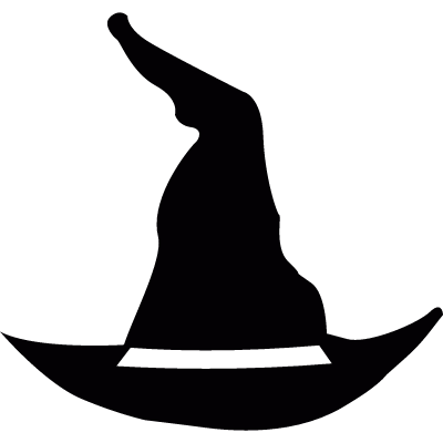 Halloween hat vector logo