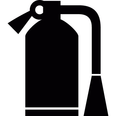 Fire extinguisher vector logo