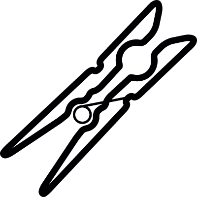 Clothespin vector logo