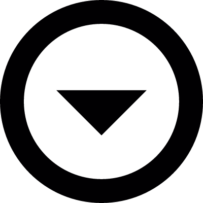 Badge down vector logo