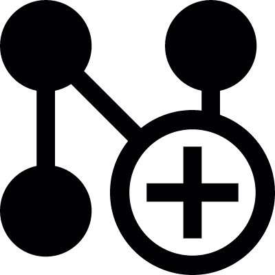 network Add Button vector logo