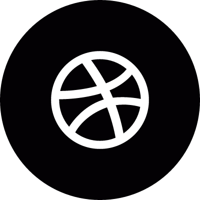 Dribbble logo vector logo