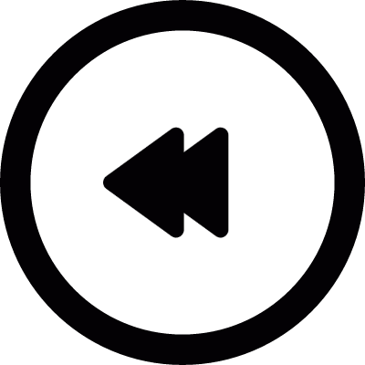 Fast rewind vector logo