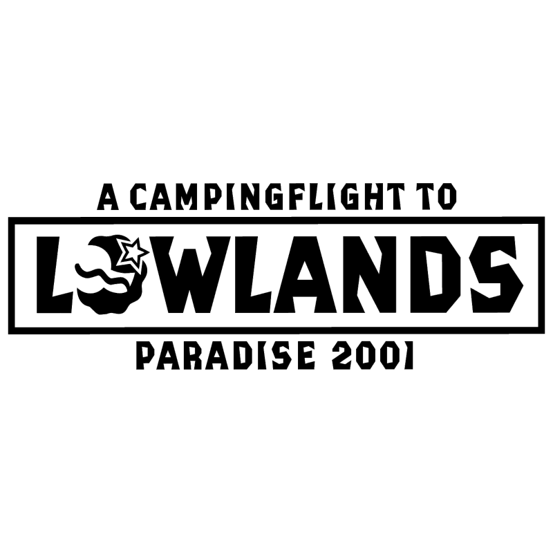 A Campingflight to Lowlands Paradise vector