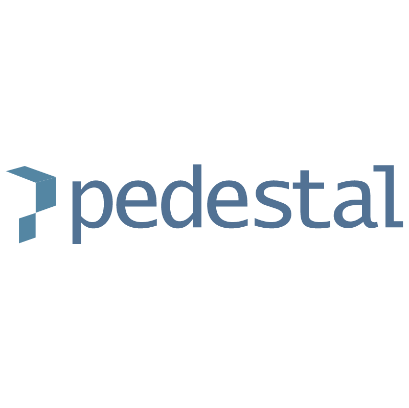 Pedestal vector logo
