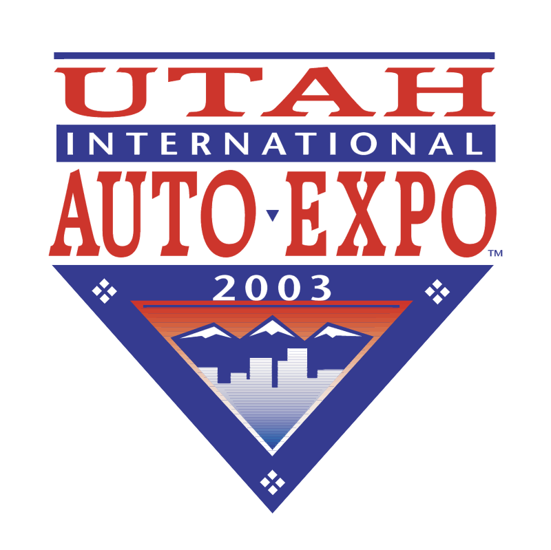 Utah International Auto Expo vector logo