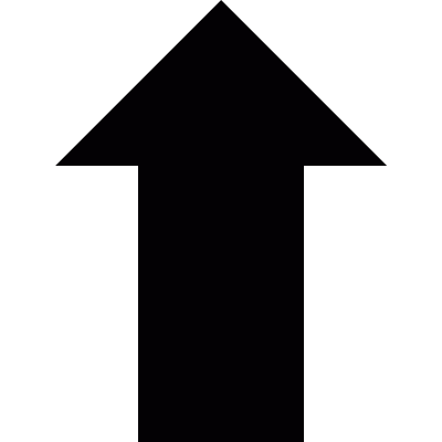 Arrow pointing up vector logo
