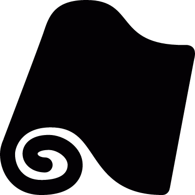 Long paper roll vector logo