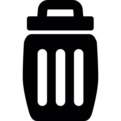 Junk bin vector logo