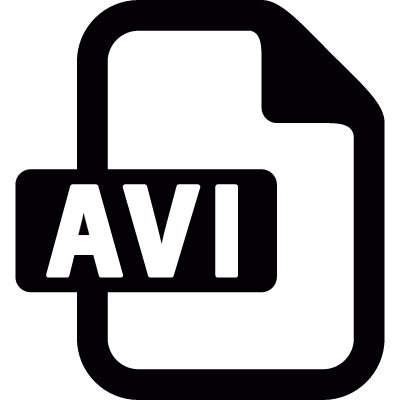Avi file vector logo