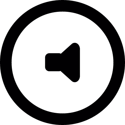 Speaker volume vector logo
