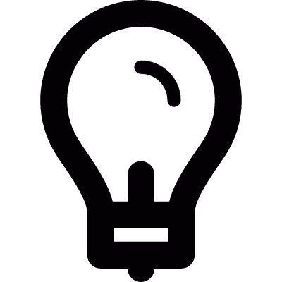 Lightbulb vector logo