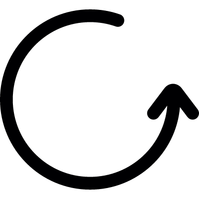 Loading curved arrow vector logo
