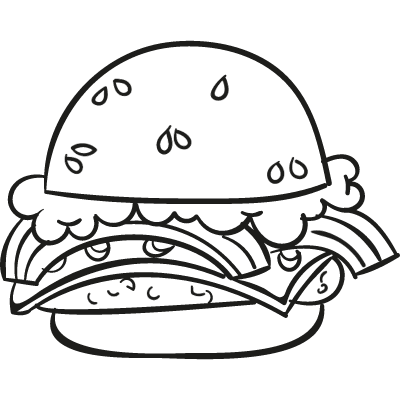 Complete Hamburger vector logo