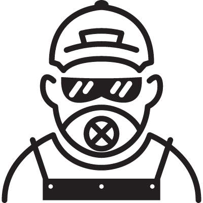 Chemical Man vector logo