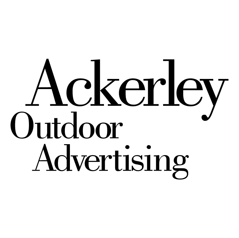 Ackerley Outdoor Advertising vector