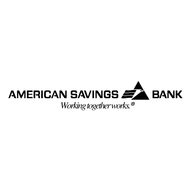 American Savings Bank 55197 vector