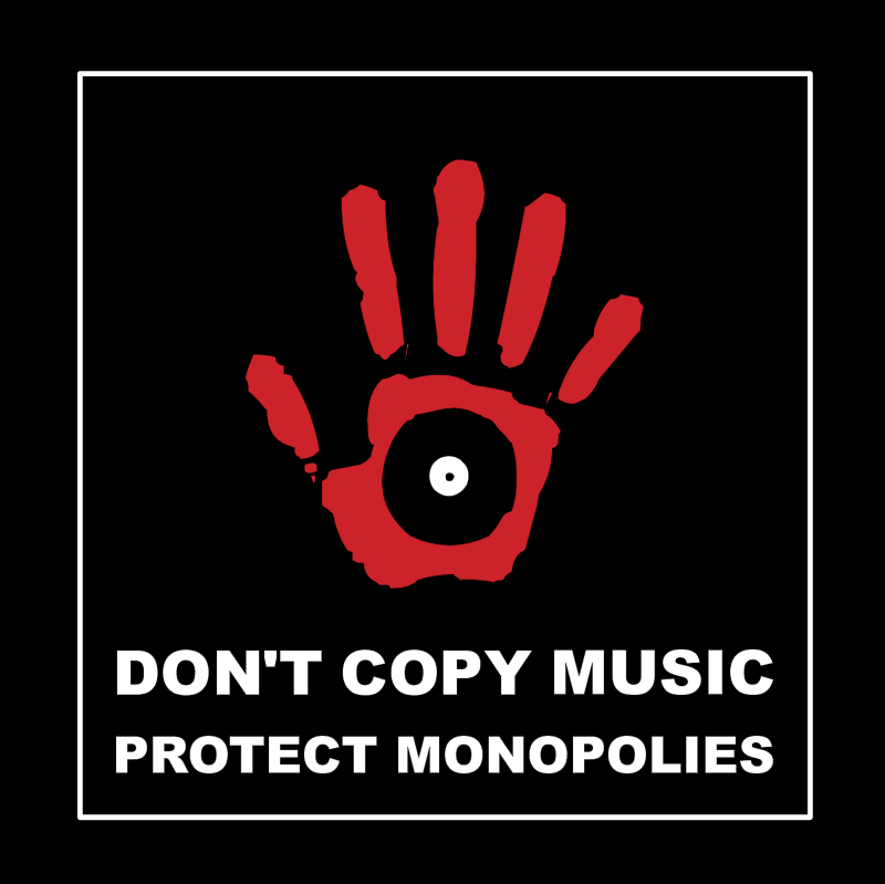Don’t Copy Music vector